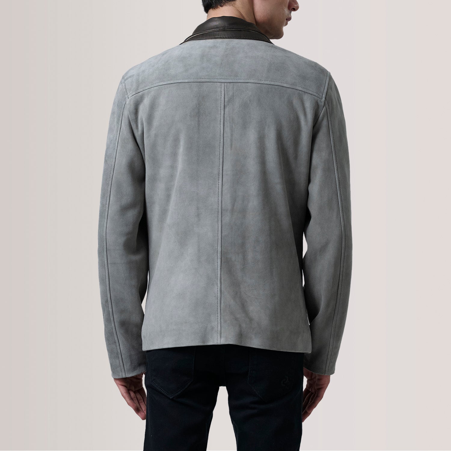 Men's Racer Suede Jacket