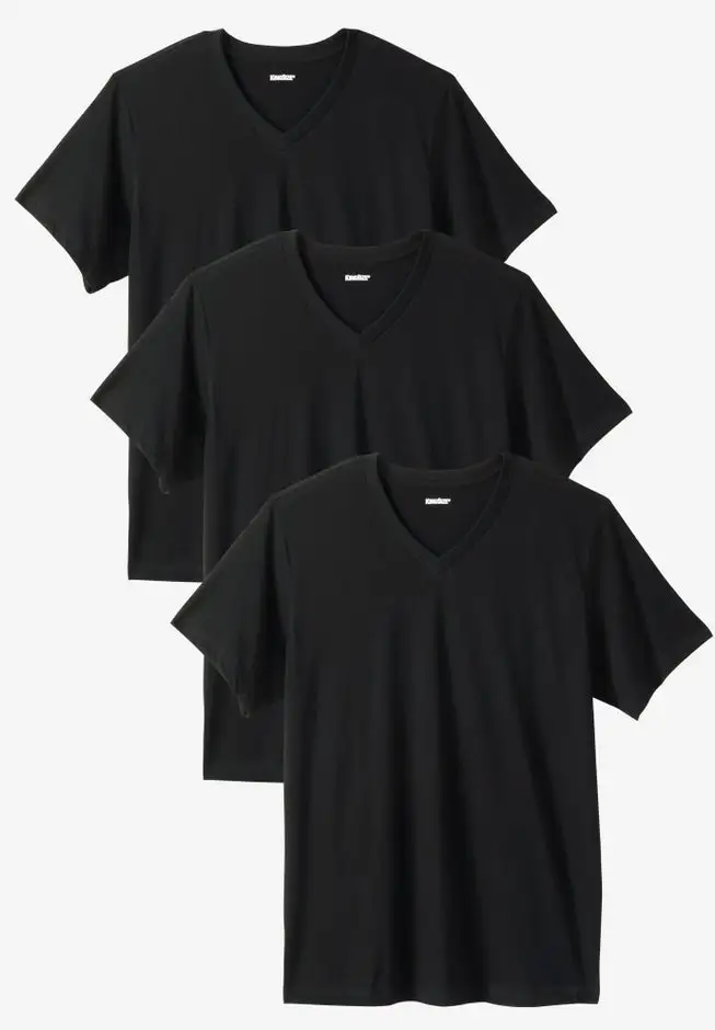 Cotton V-Neck Undershirt 3-Pack