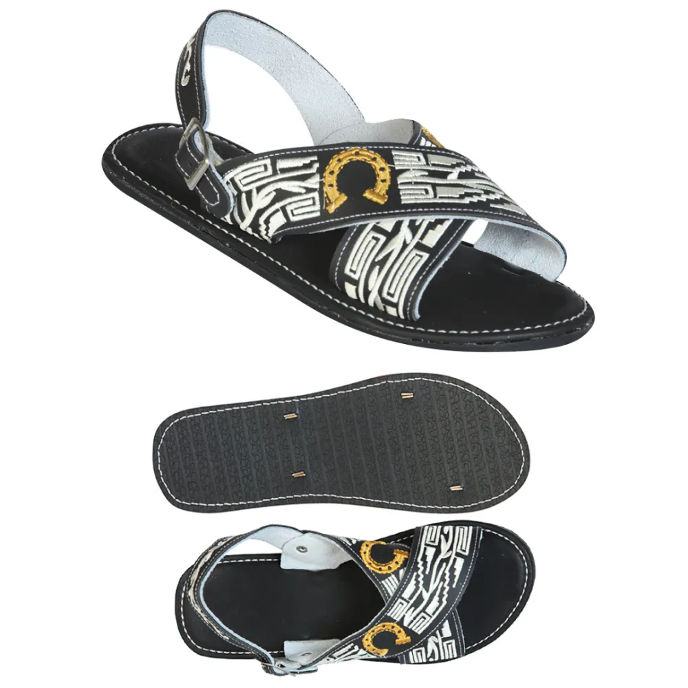 Lattice Weave Casual Huarache Sandals