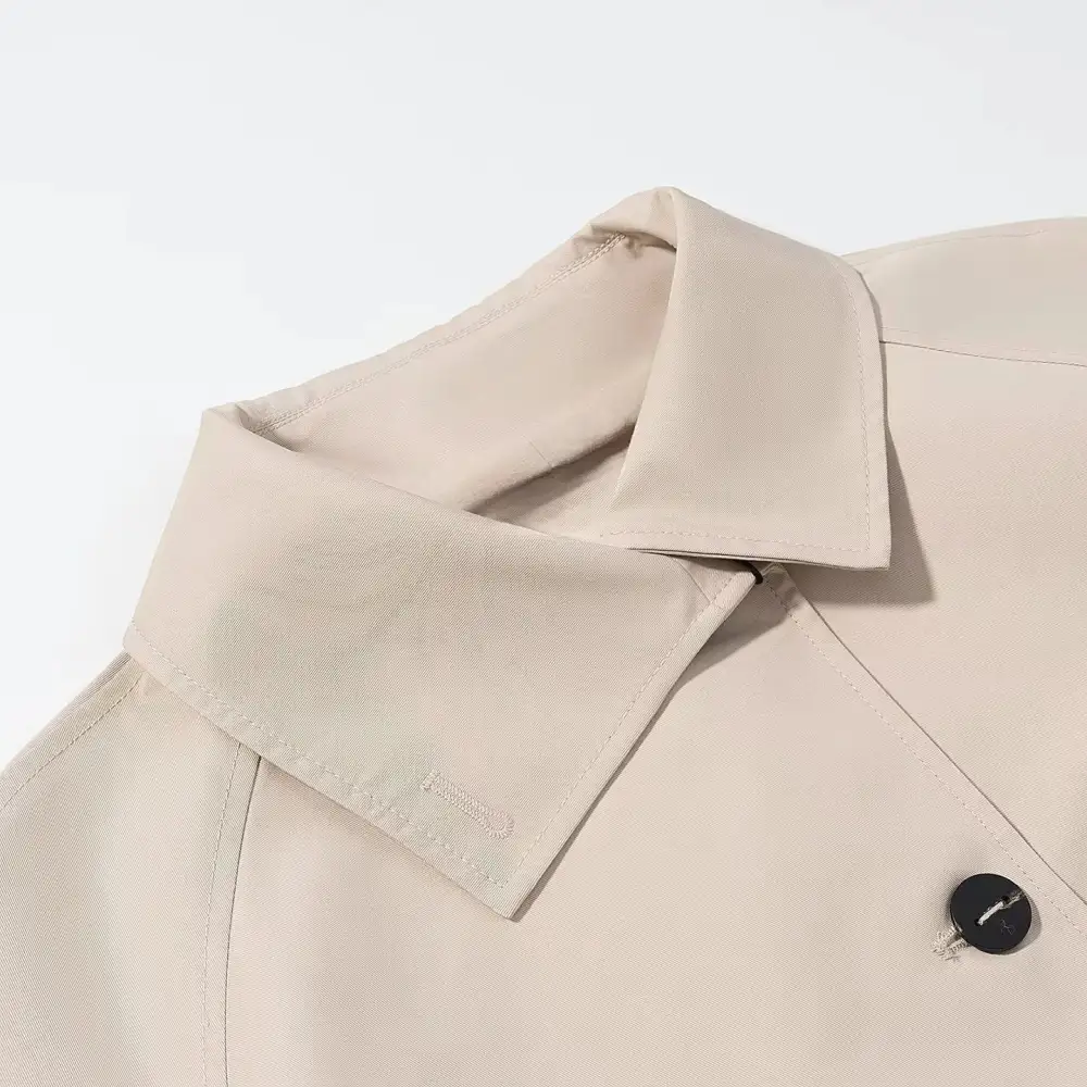 Structured Cropped Long Sleeve Blouse