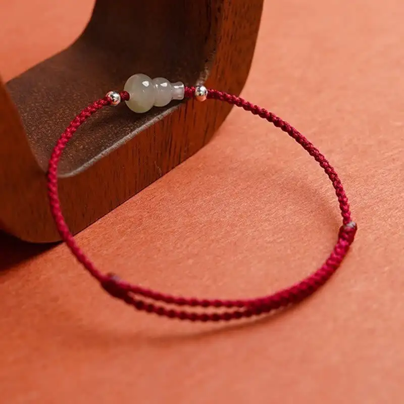 Gourd Jade String Bracelet Anklet