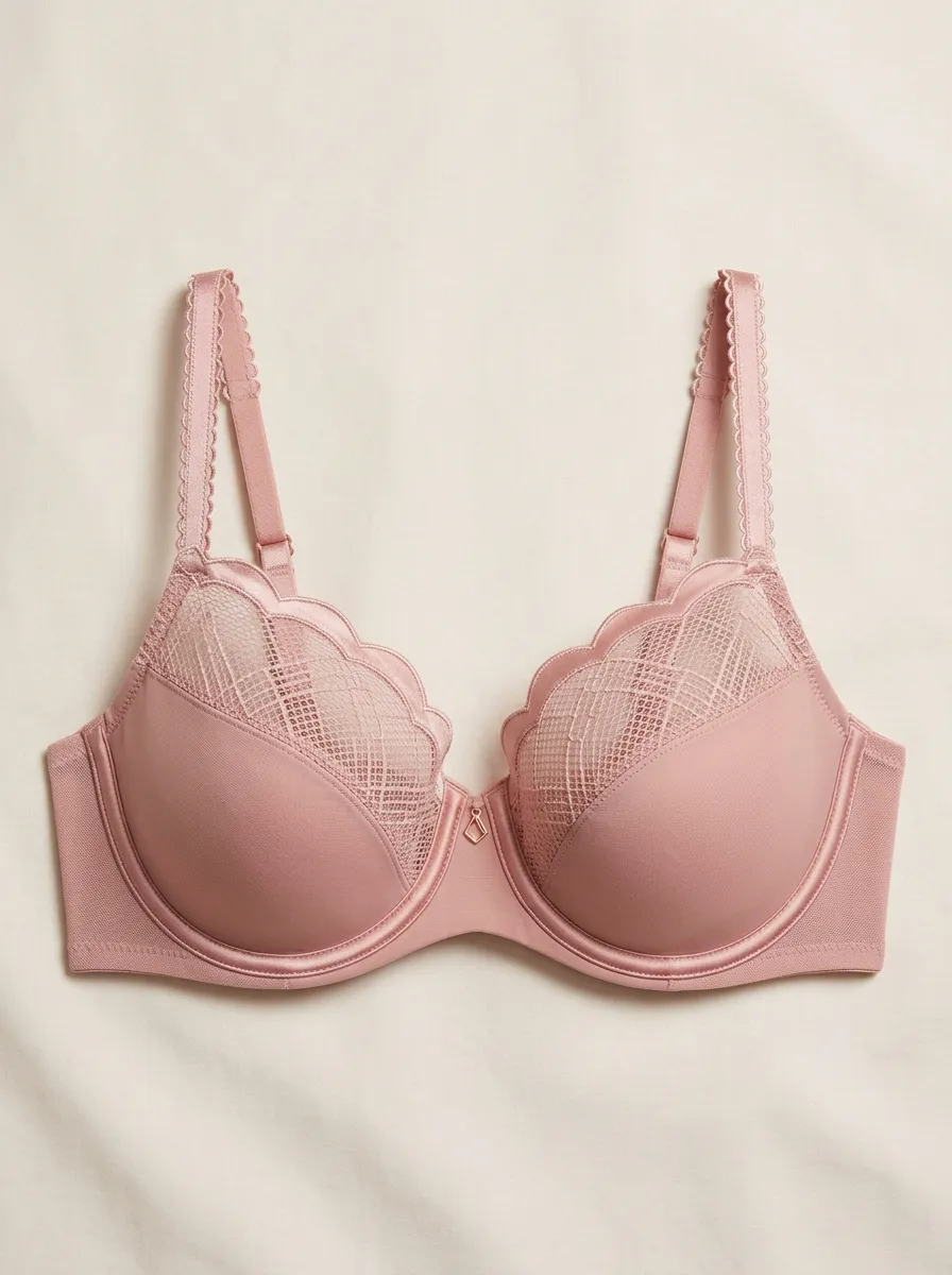 Women's Classic Underwire Lace-Trim Bra