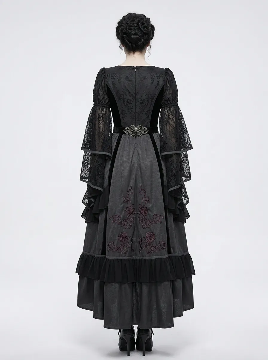 Punk Rose Victorian Lace Alternative Look Women's Gothic Dress