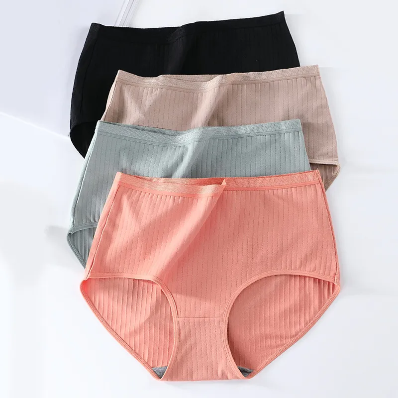 2026 Plus Size High Waist Leak Proof Cotton Panties