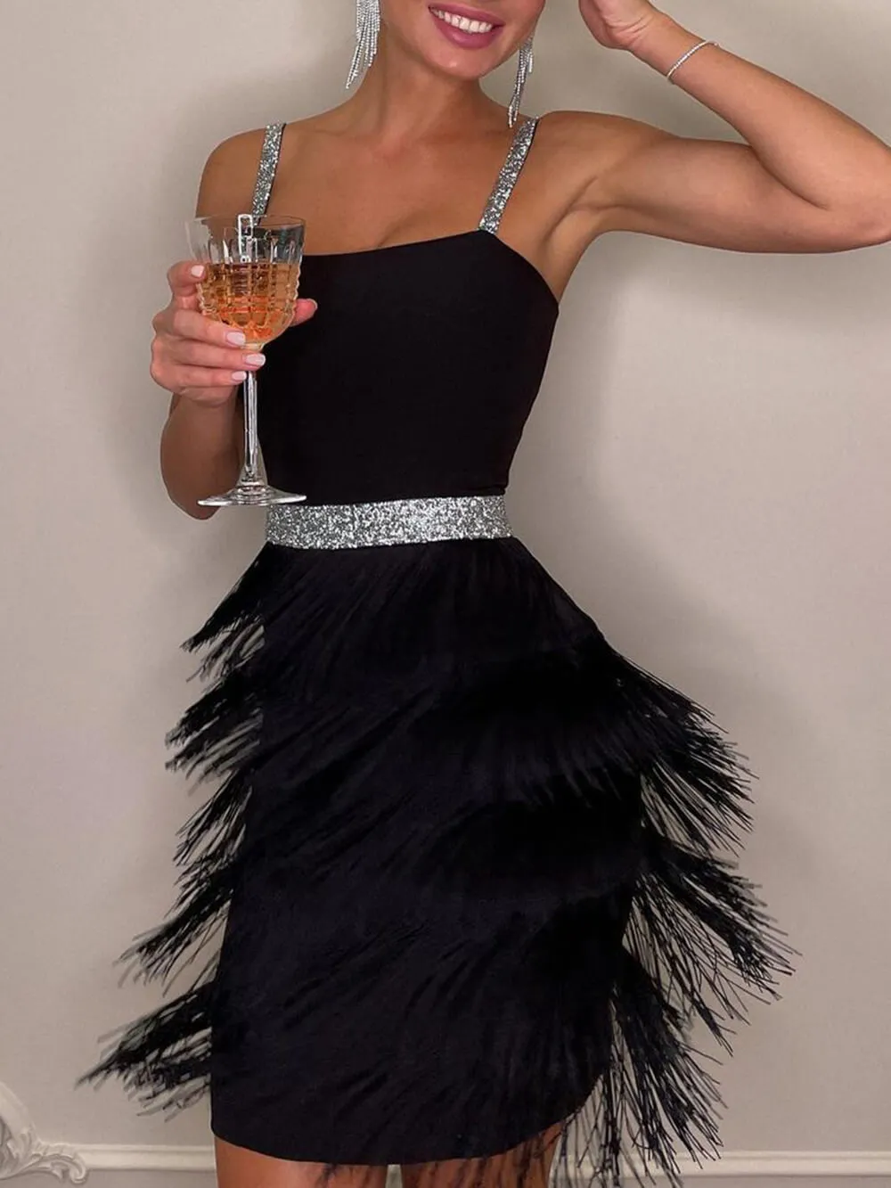 Date and Dinner Socialite Style Mini Dress