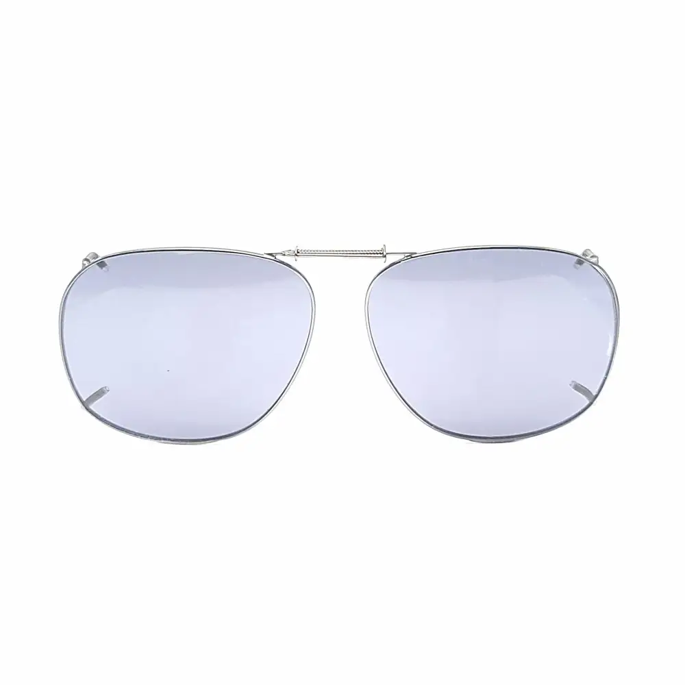 57mm Aviator Polarized Clip-On Sunglasses