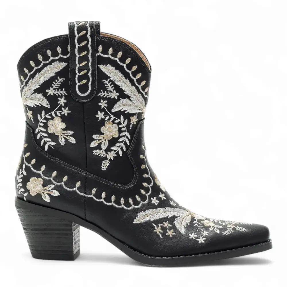 Corral Embroidered Cowgirl Ankle Bootie