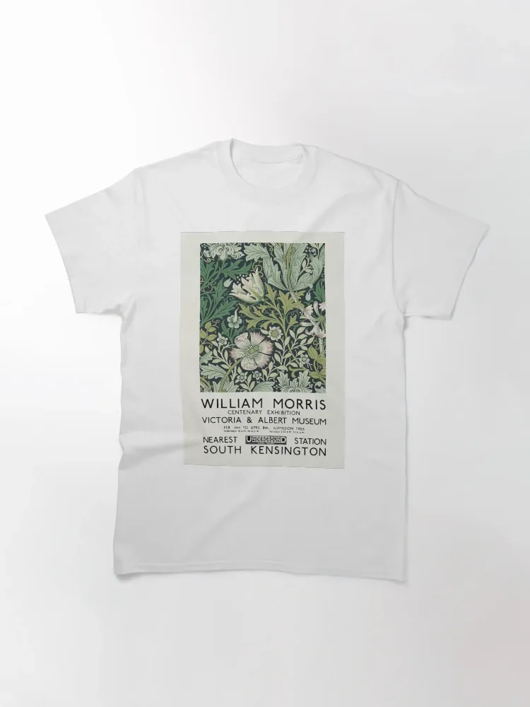 Women's Retro Oil Painting Print Round-neck Short-Sleeve T-Shirt