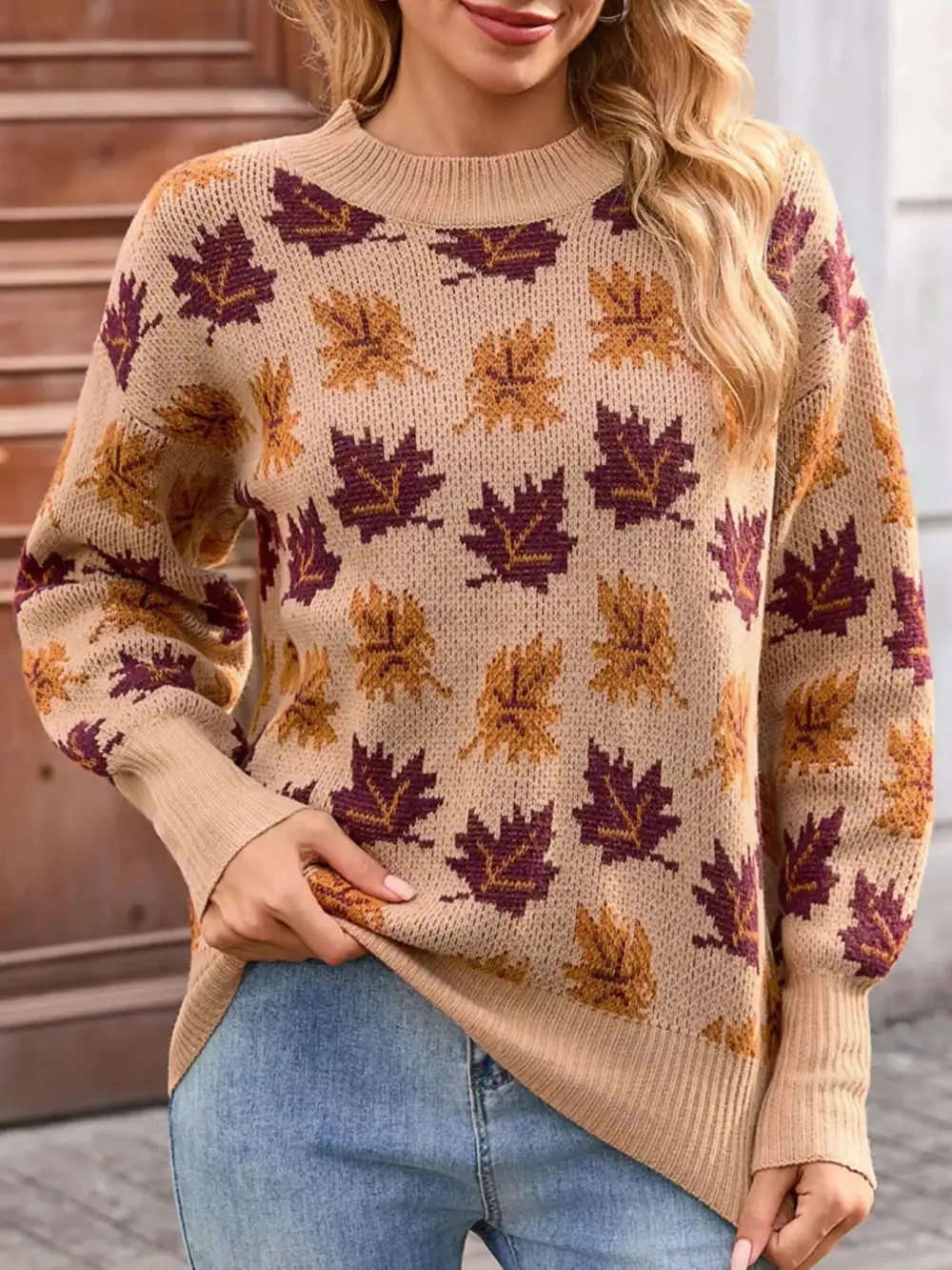 Mock Neck Everyday Sweater