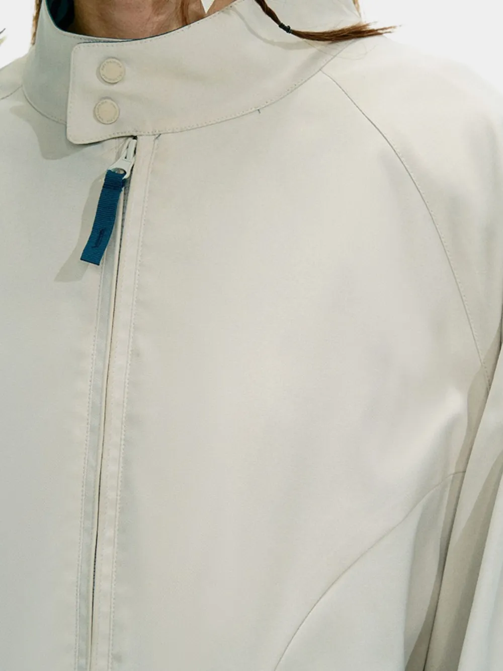 Wind Resistant Stand Collar Color Block Outdoor Utility Jacket
