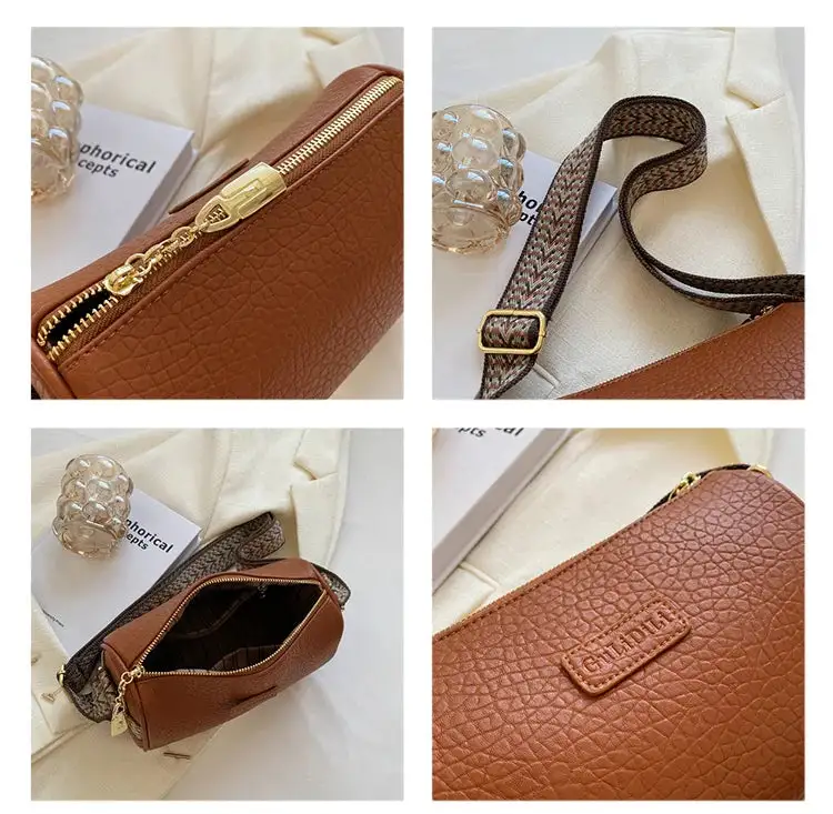 Timeless Heritage: Minimalist Tailored Retro Leather Handbag