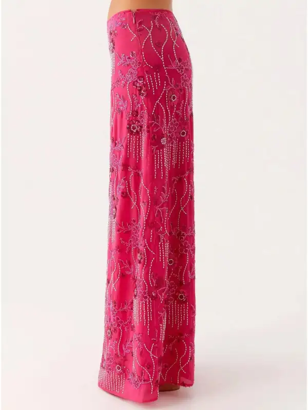 Soft Lace Sequined Skirt