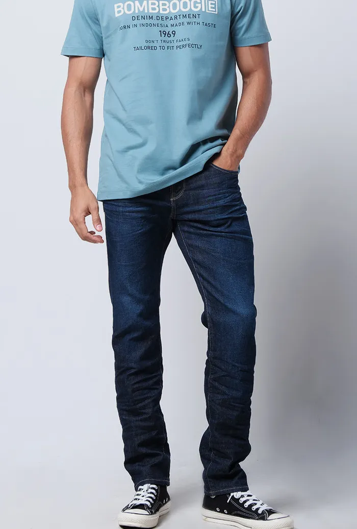 Men's Versatile Slim Fit Denim Pants