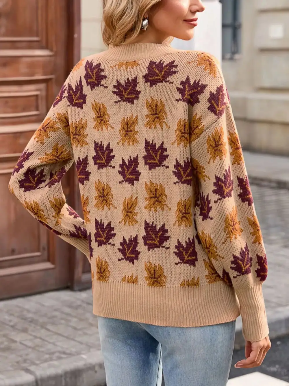 Mock Neck Everyday Sweater
