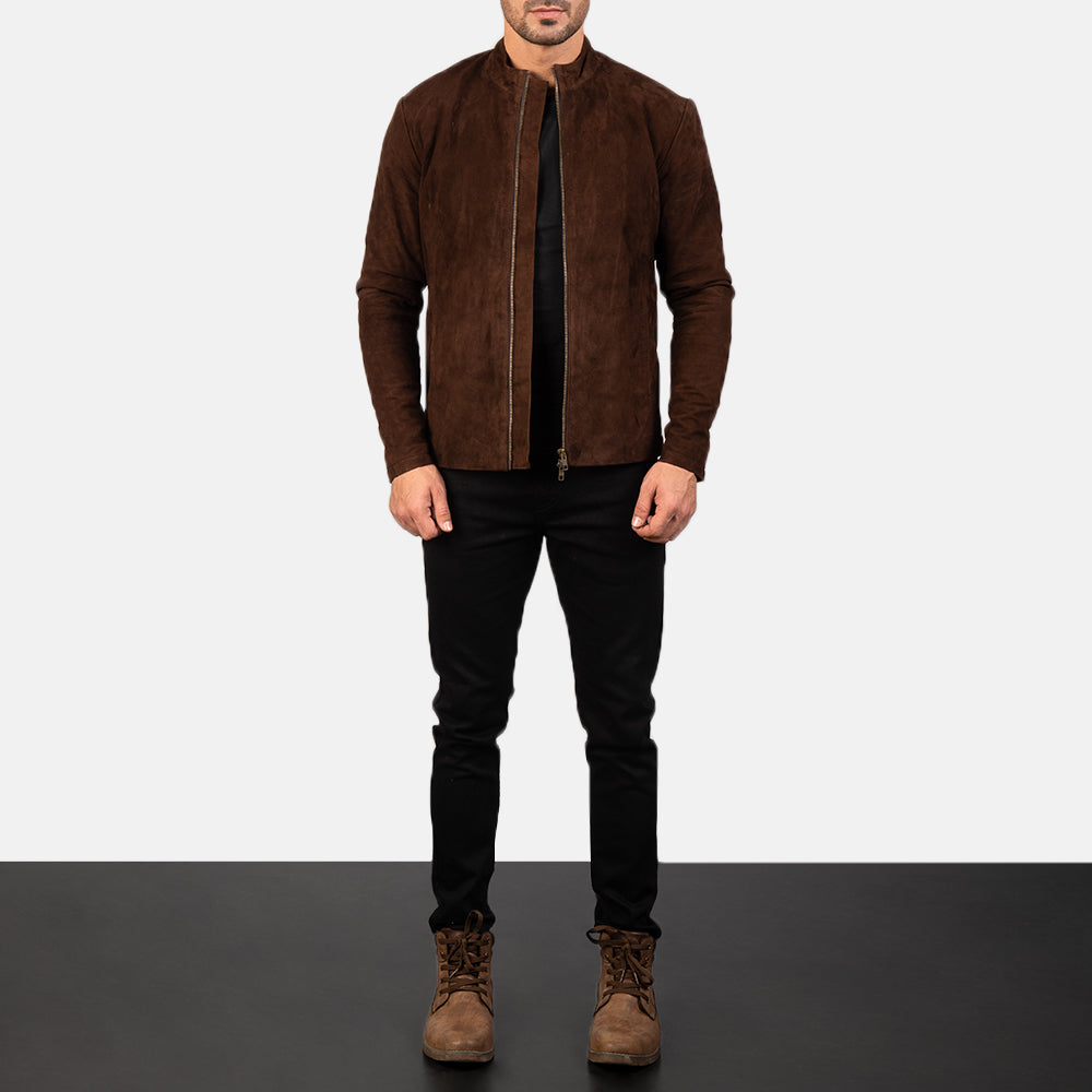 Men's Biker Suede Jacket