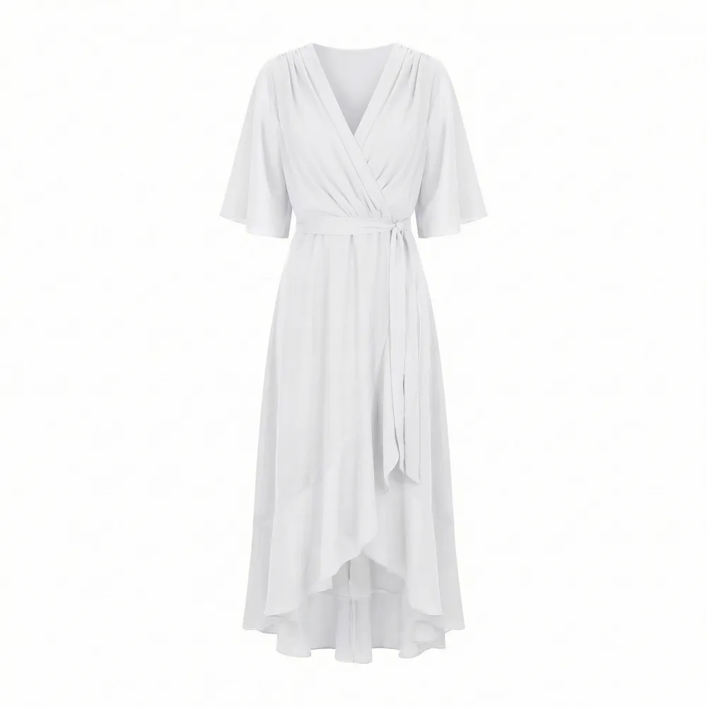  Wrap Maxi Soft Dress