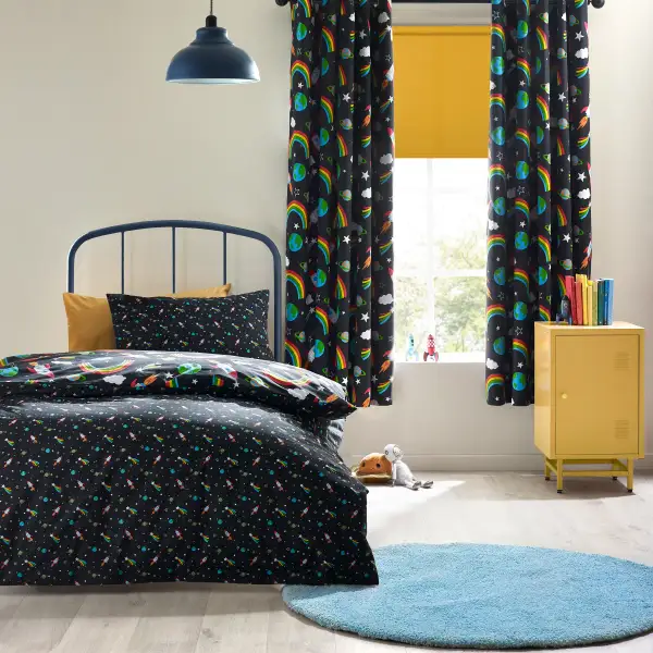 Polished Bedroom Celestial Cotton Duvet Cover Set