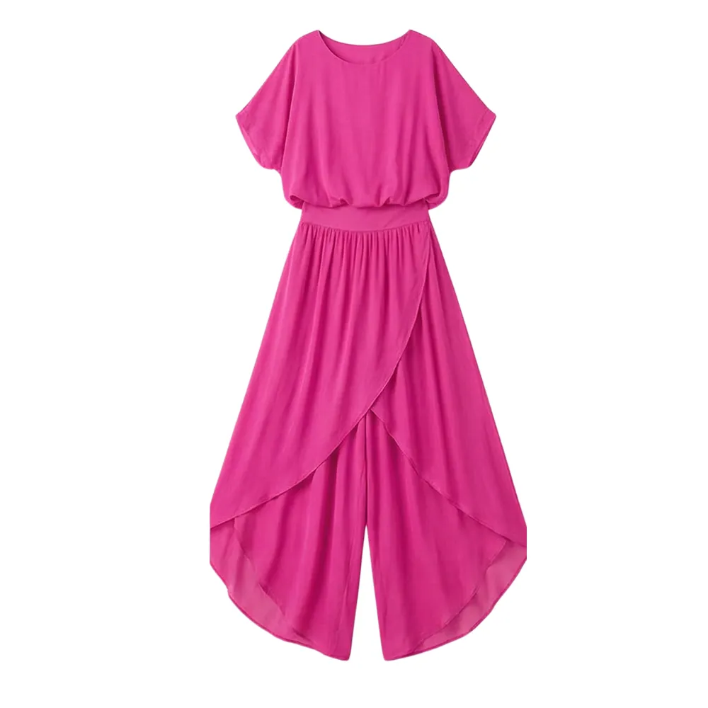 Flowy Chiffon Pants Set