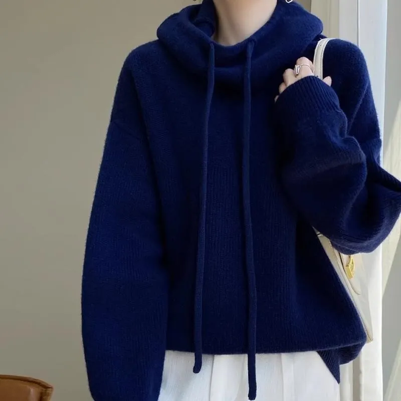 Textured Women's Knit Relaxed Sweater