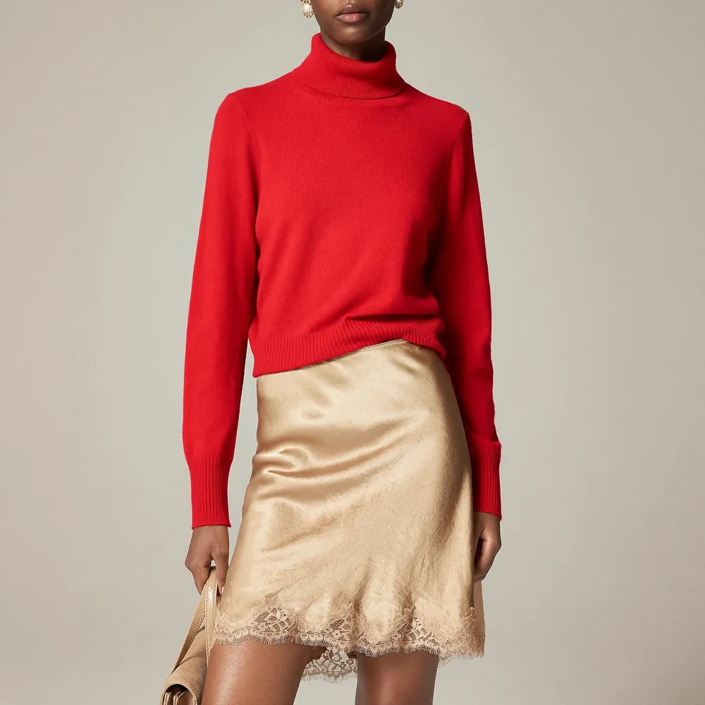 Cashmere Shrunken Turtleneck Sweaters