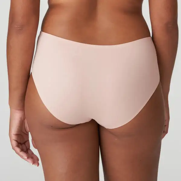Women's Full Coverage Seamless Bonded Edge Microfiber Cotton Second Skin Supportive Fit Brief Panty