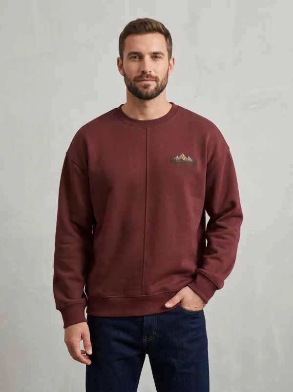Men's Olive Green Forest Fleece Sweatshirt