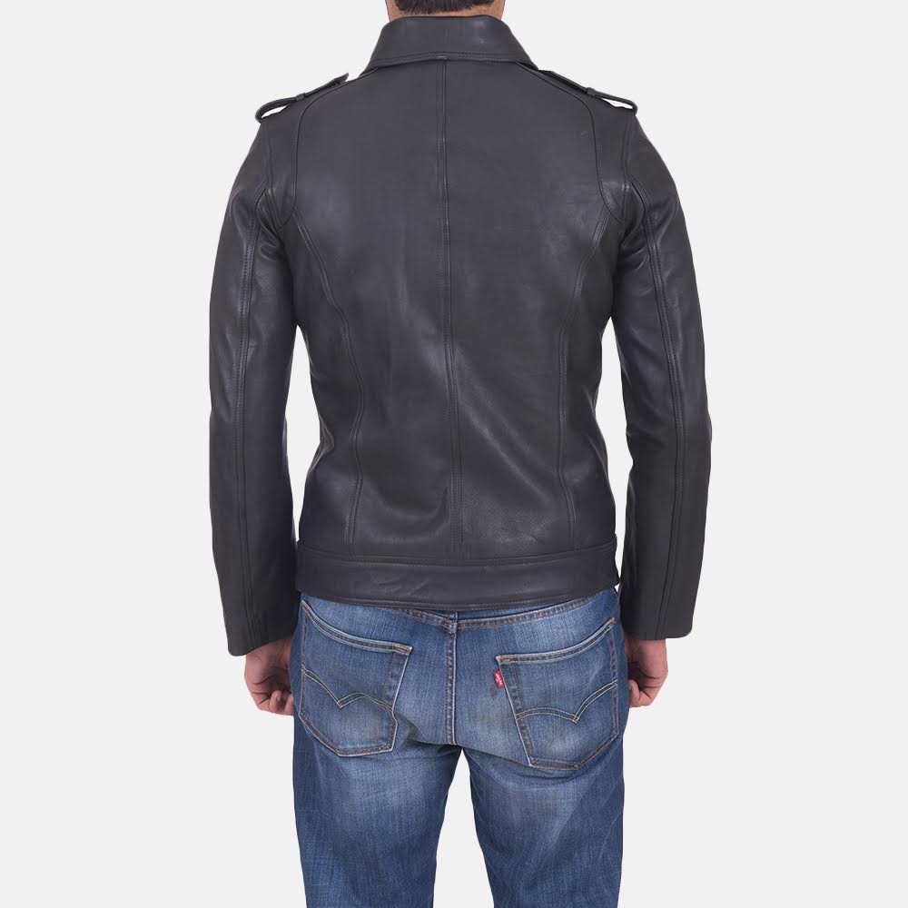 Men's Classic Utility Leather Jacket