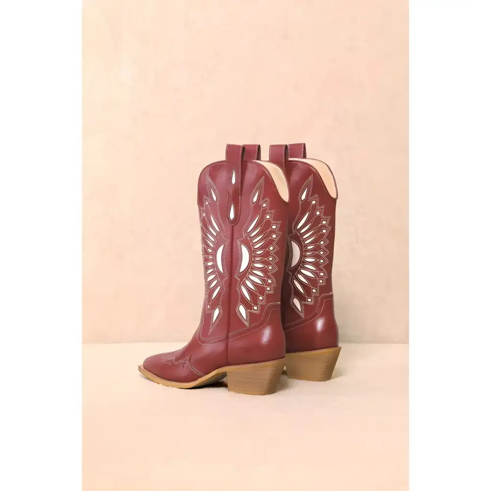 Britany Cut Out Western Boot