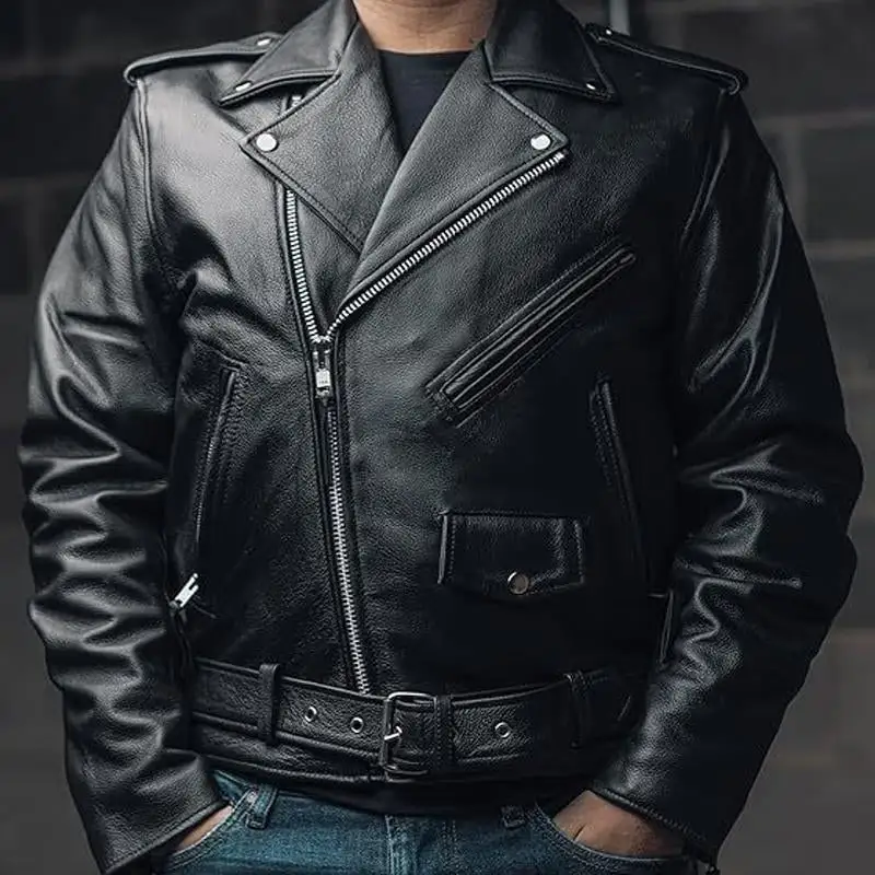 Leather Field Jacket