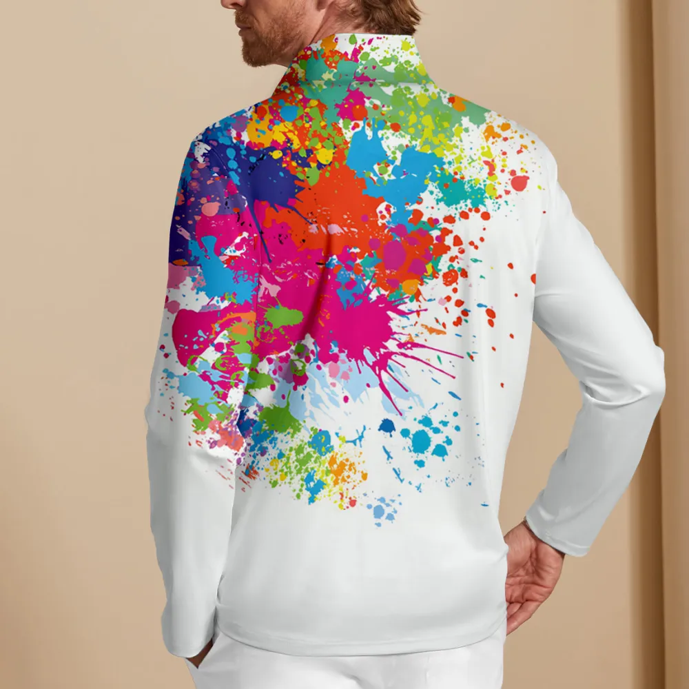 Everyday Lightweight Long Sleeve Pullover Golf Shirt