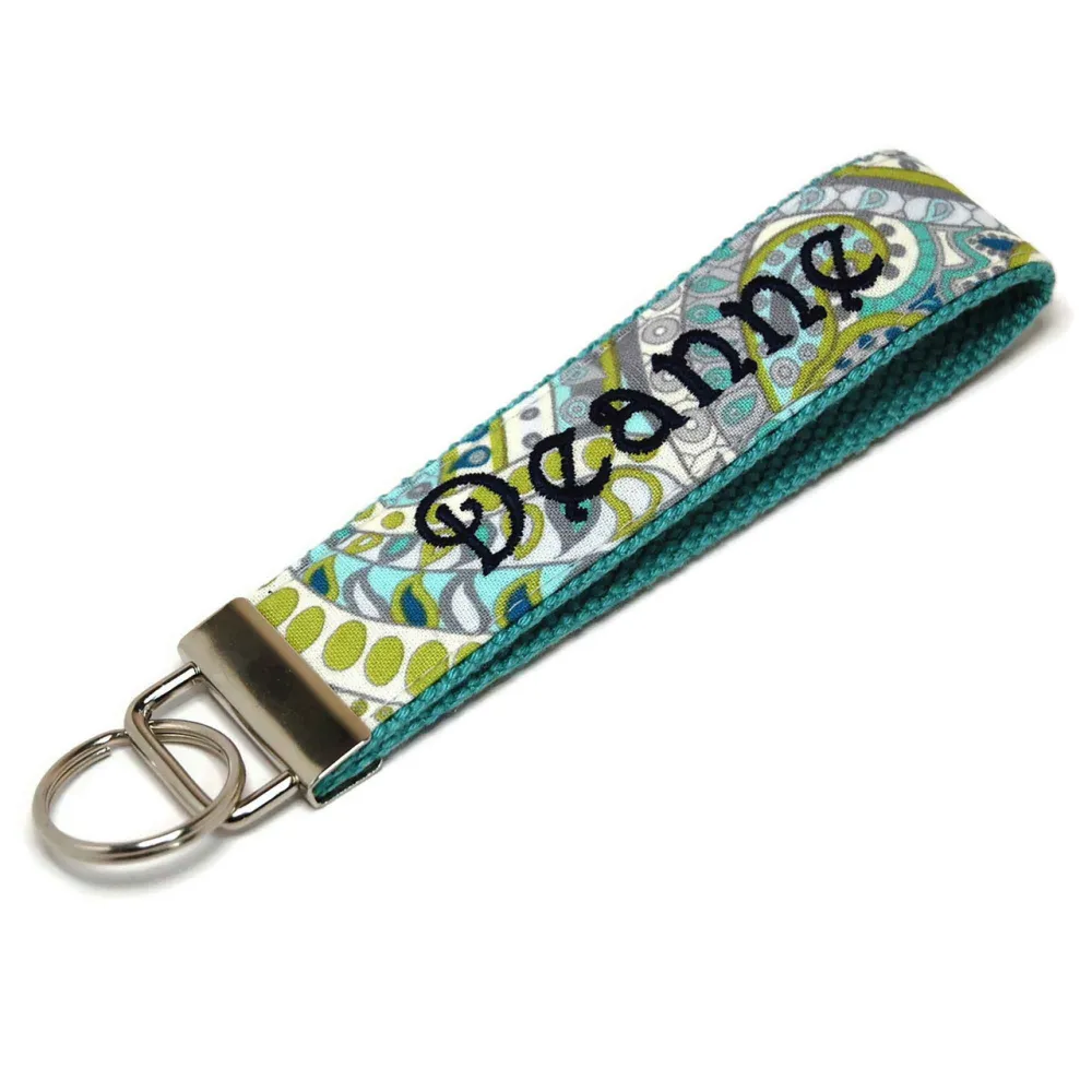 Paisley Polished Keychain