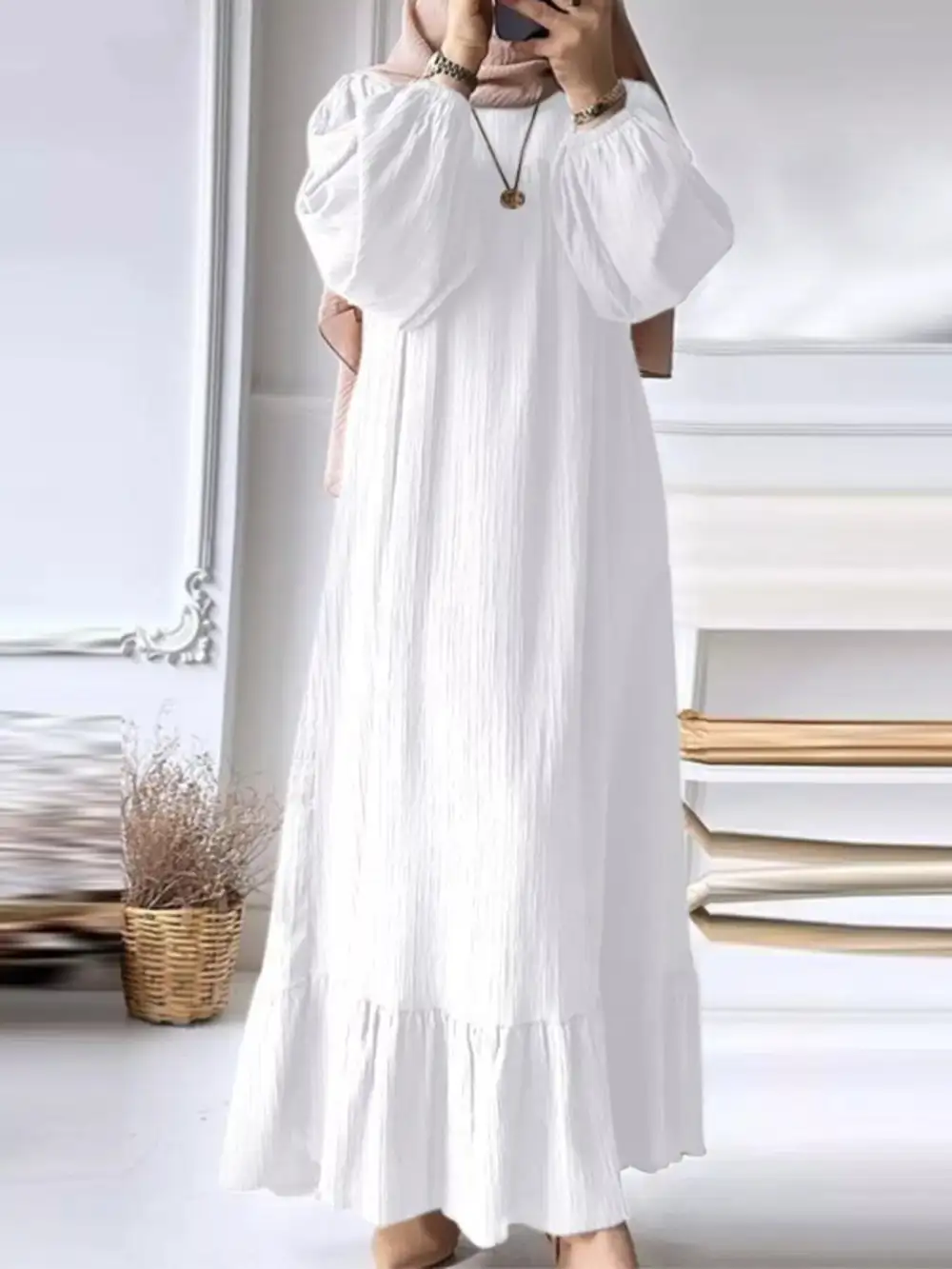 Textured Maxi Dress