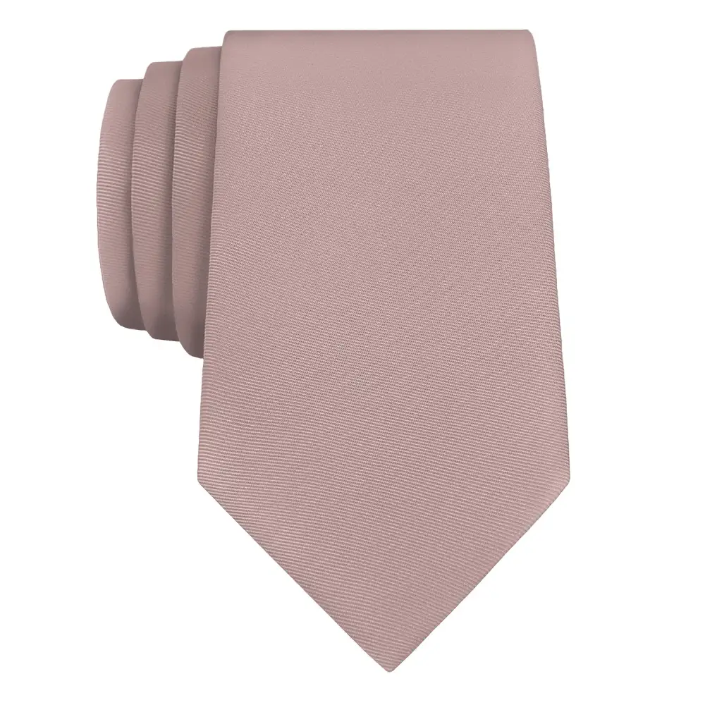Polished Solid Texture Necktie