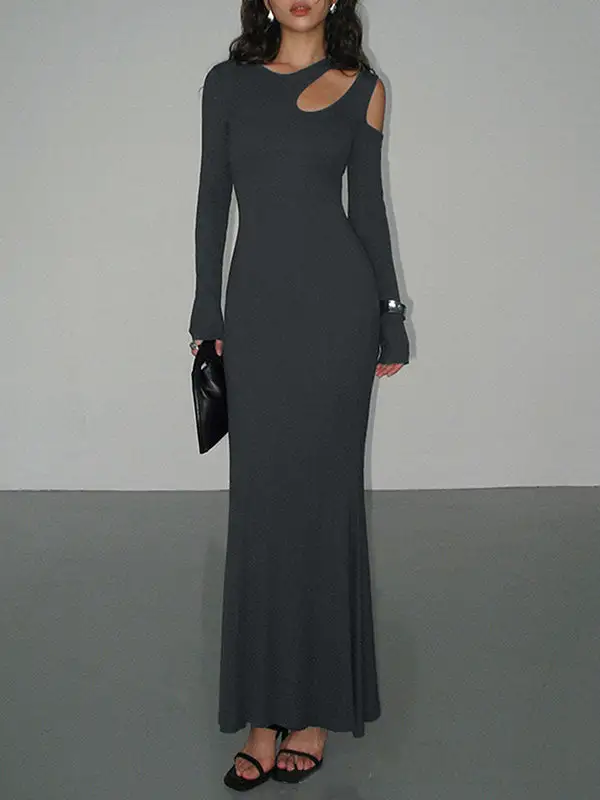 Skinny Long Maxi Dress