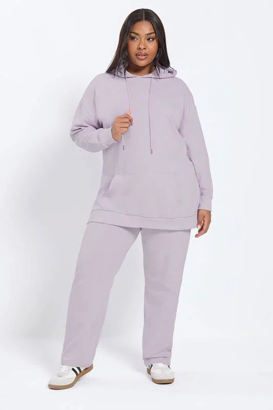 Light Purple Pocket Front Hoodie detail 1