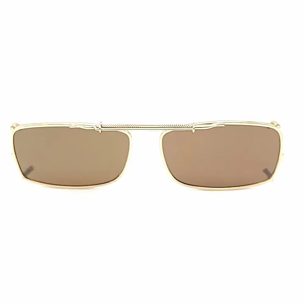 48mm Amber Lens Clip-On Sunglasses