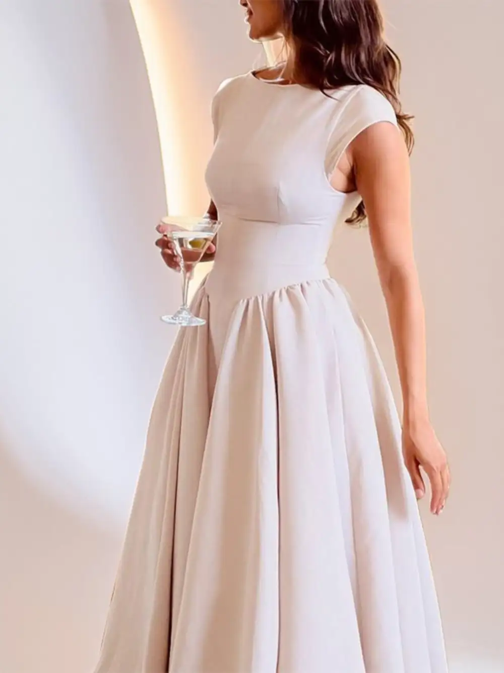 A Line Midi Dress
