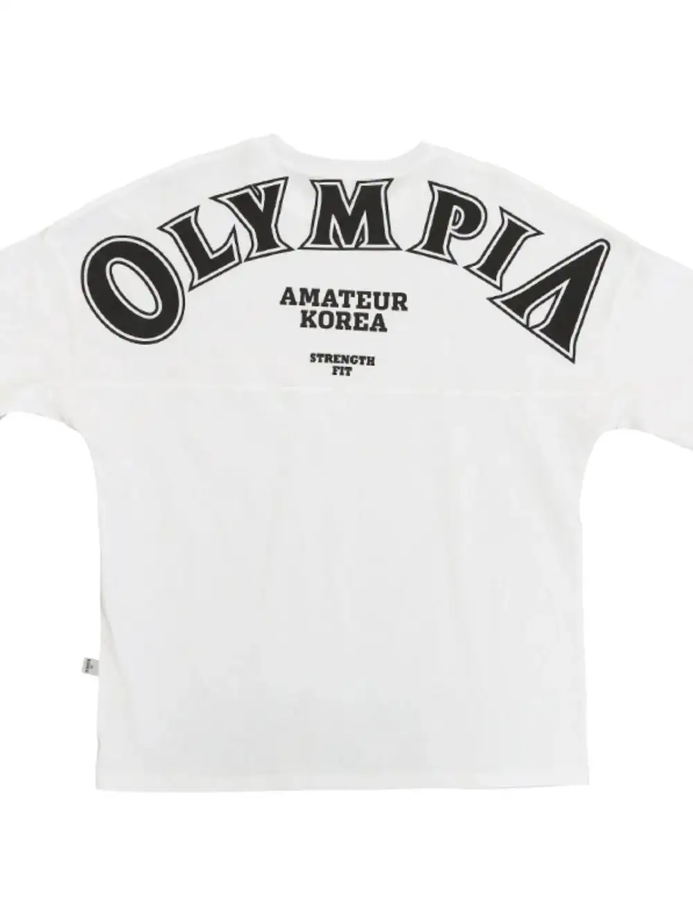 Clean Letter Graphic Crew Neck Tee