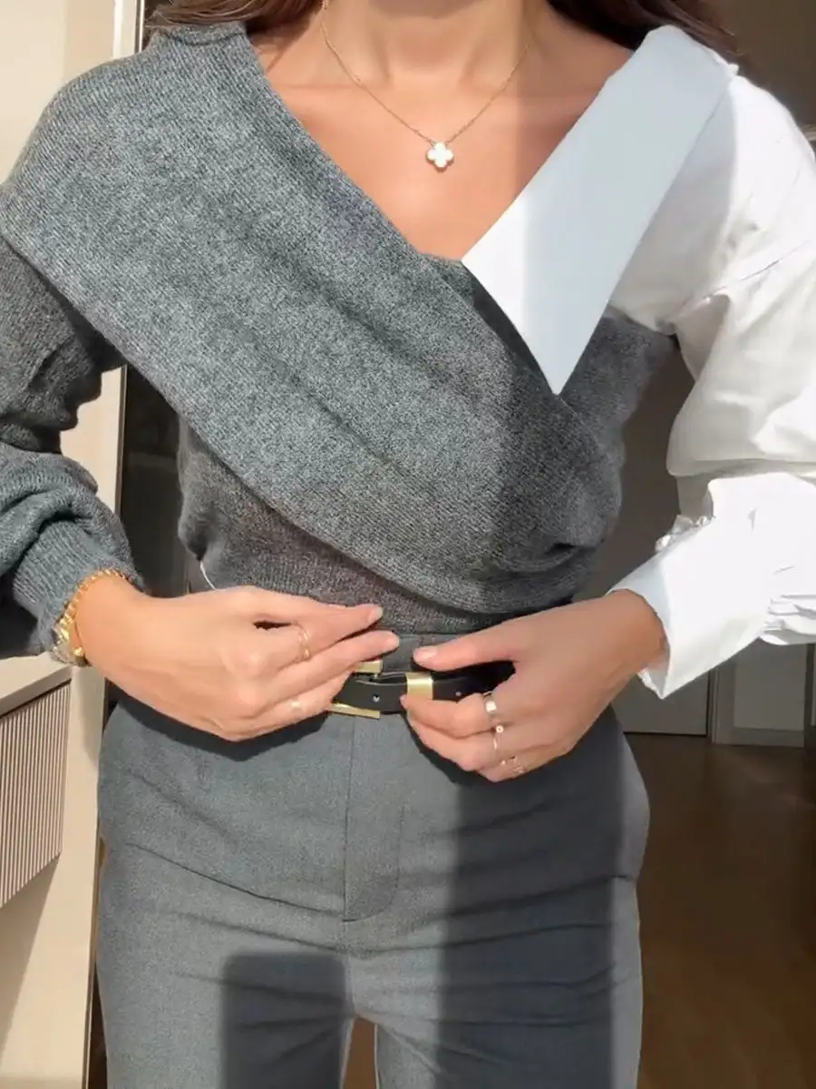Relaxed Asymmetric Sweater