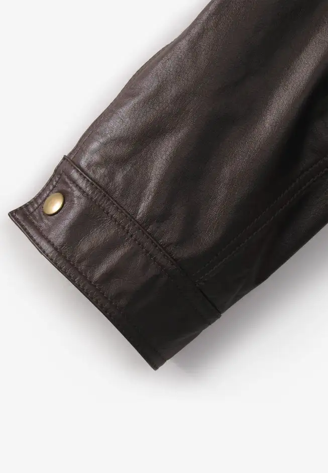 Leather Bomber Jacket