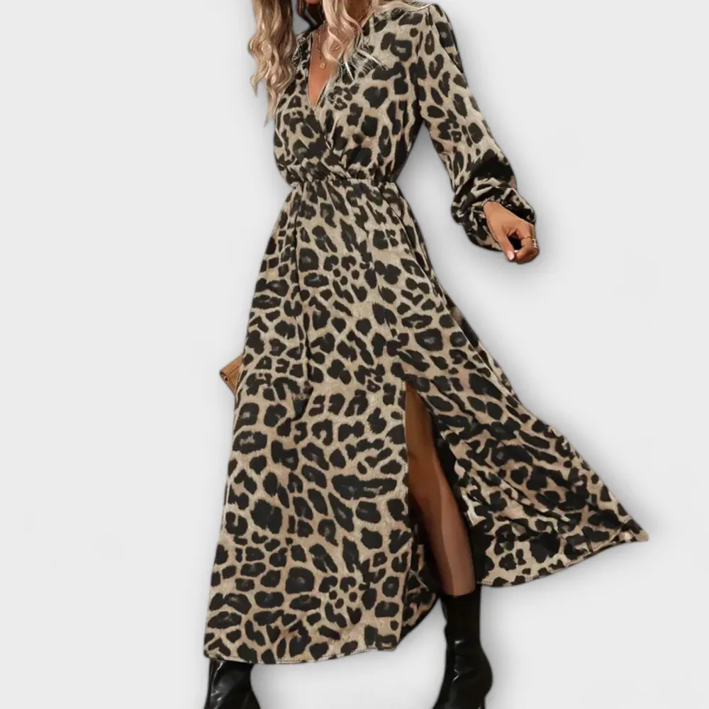 Check Pattern Printed Relaxed Casual Dress