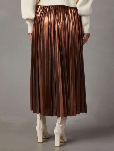 Pleated Becoming Midi Skirt