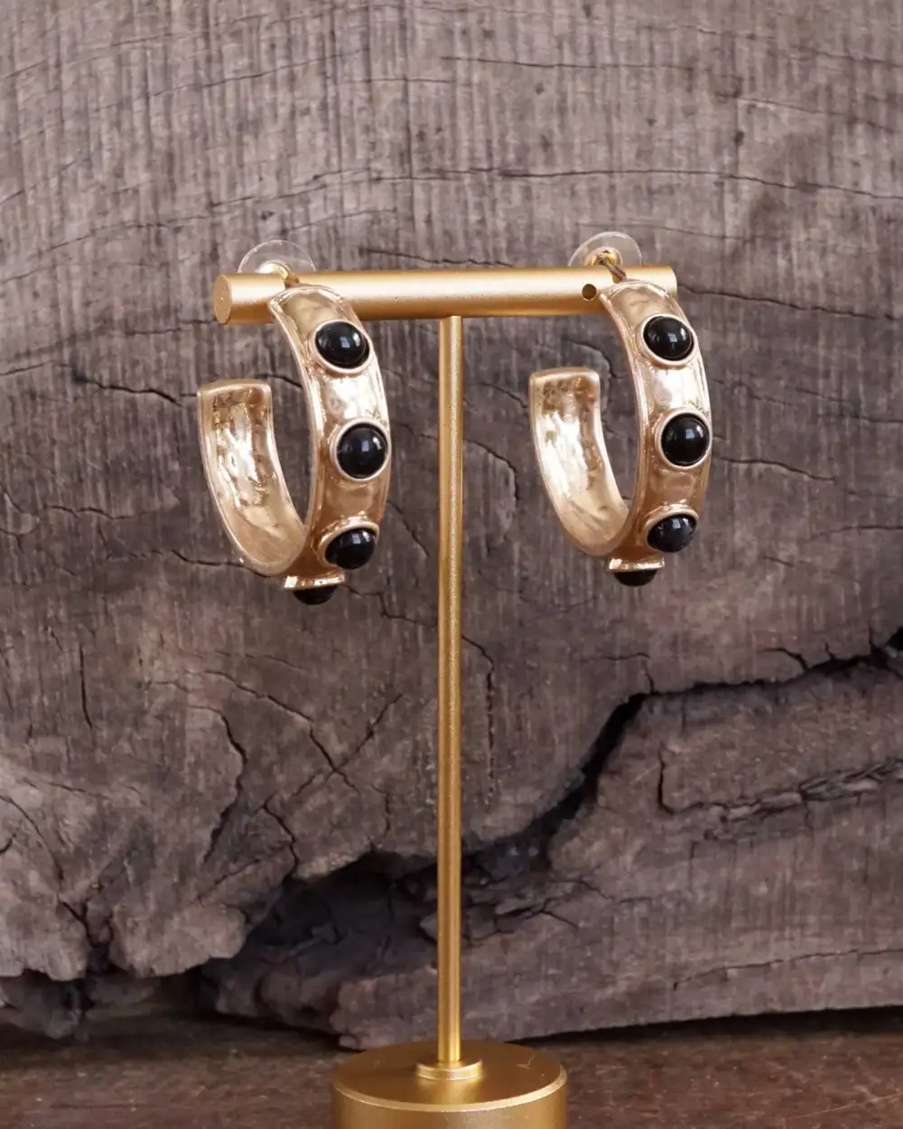 Textured Hoop Earrings