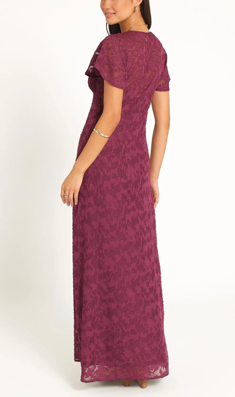Cut Out V-Neck Maxi Dress