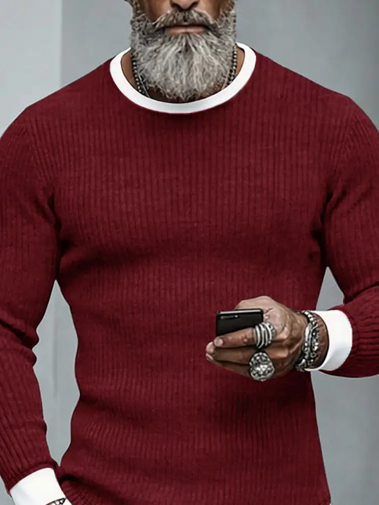 Crew Neck Layering T-Shirt