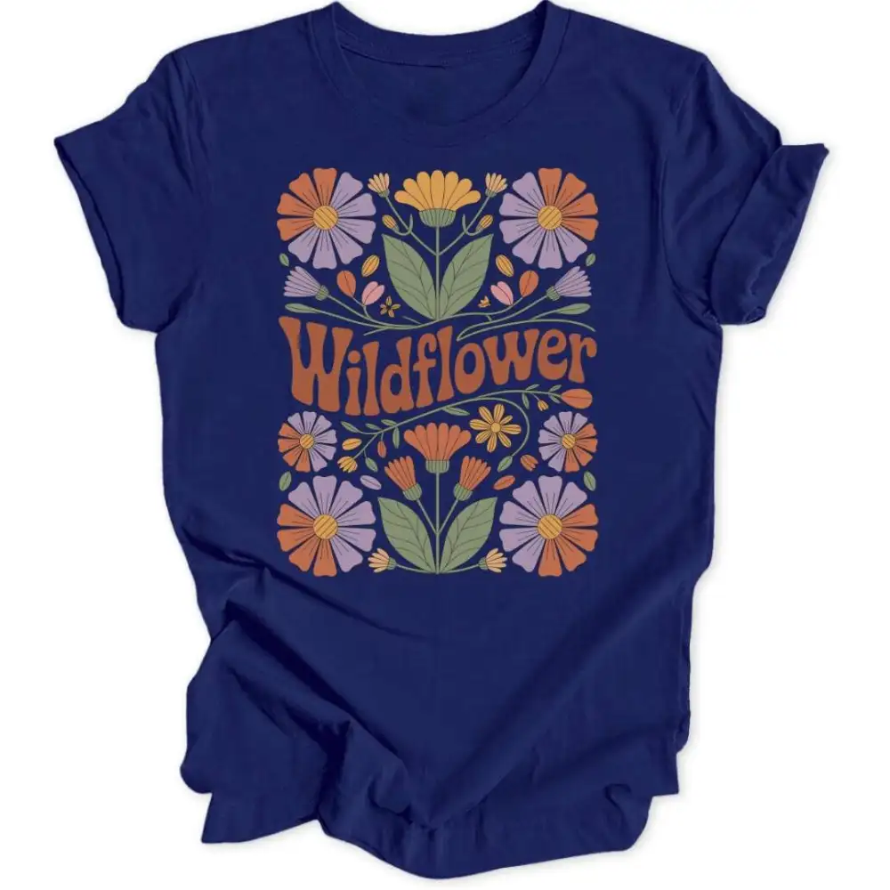 Retro Wildflower Unisex T-Shirt