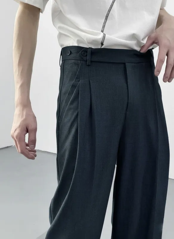 Tailored Pleated Pants