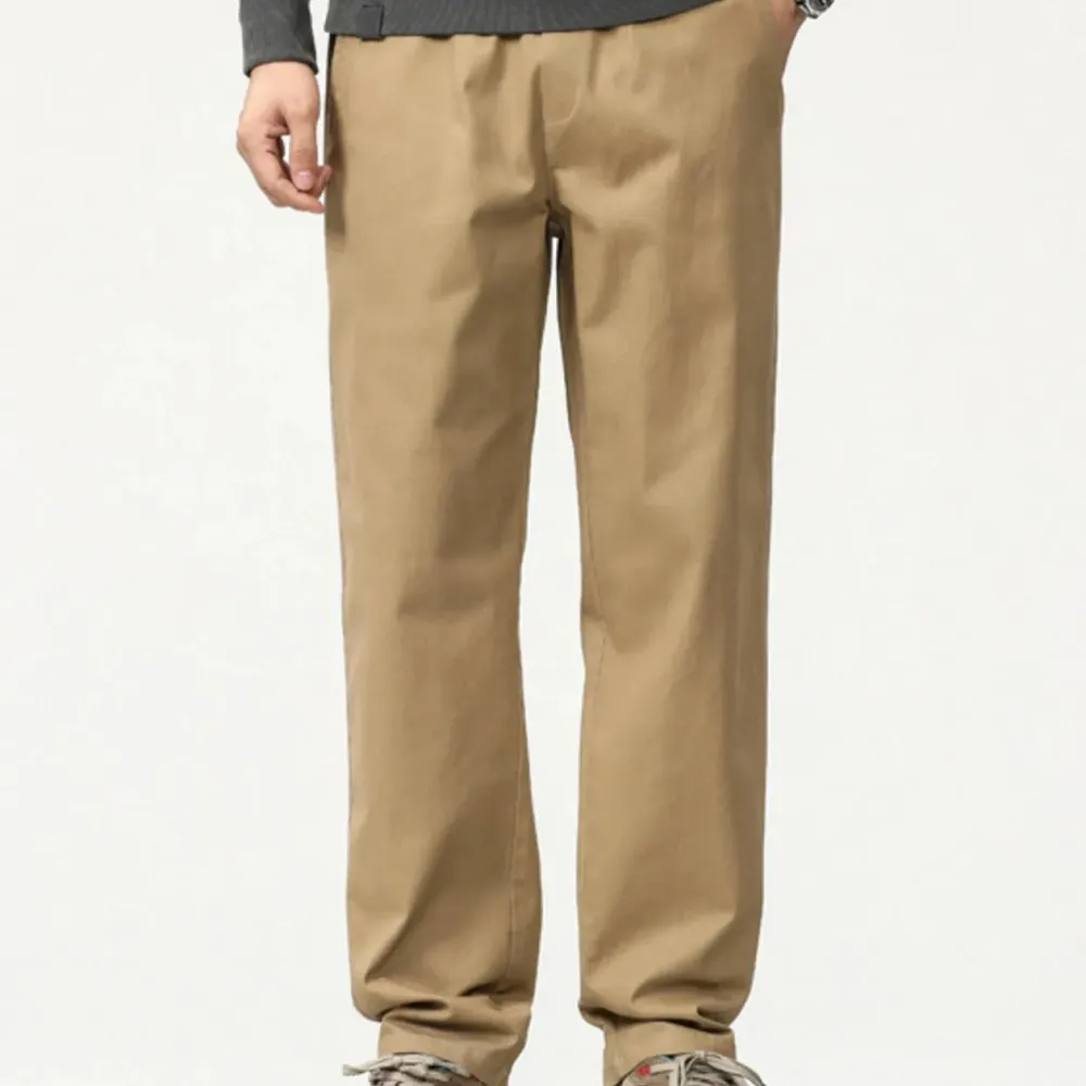 Pocketed Relaxed Fit Casual Pants