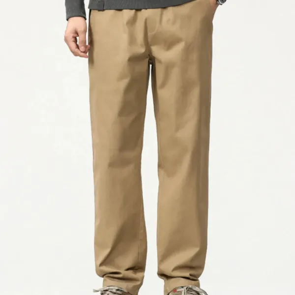 Pocketed Relaxed Fit Casual Pants