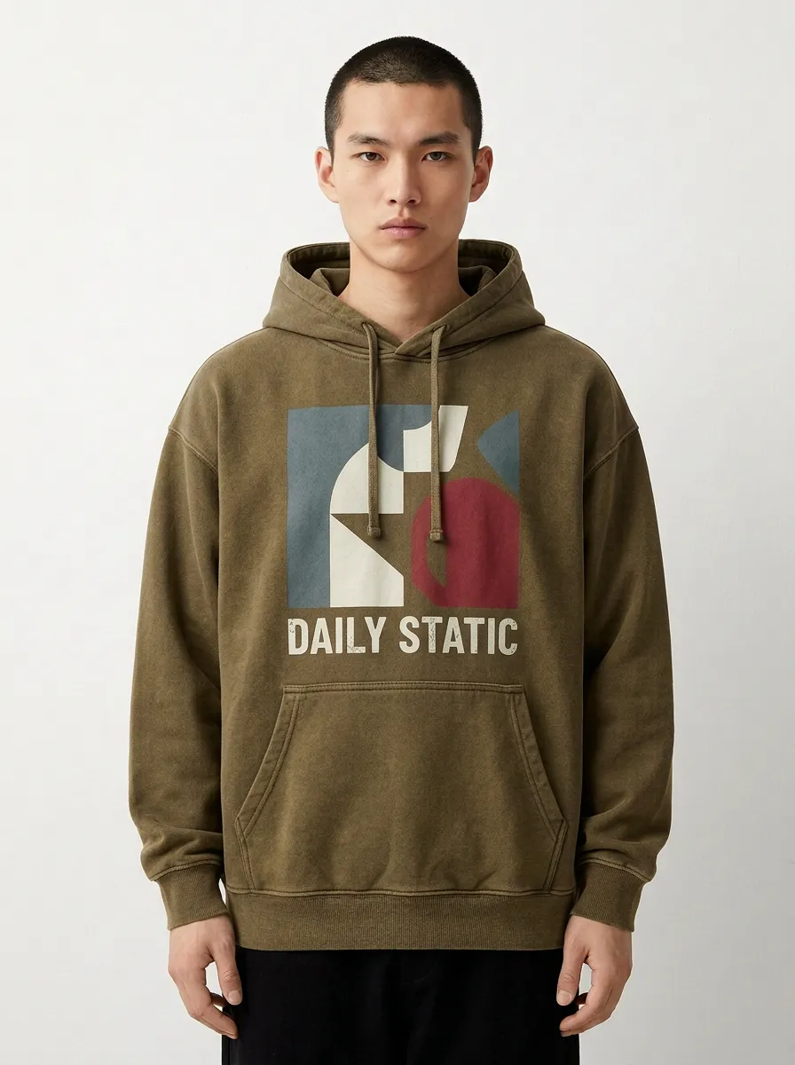 Everyday Geometric Abstract Men's Graphic Hoodie